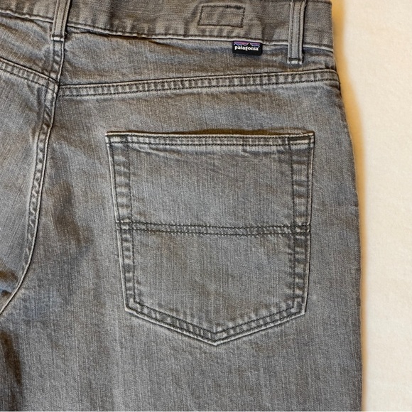 Patagonia Iron Clad Men’s 36 Grey Organic Cotton Straight Jeans - Picture 5 of 14